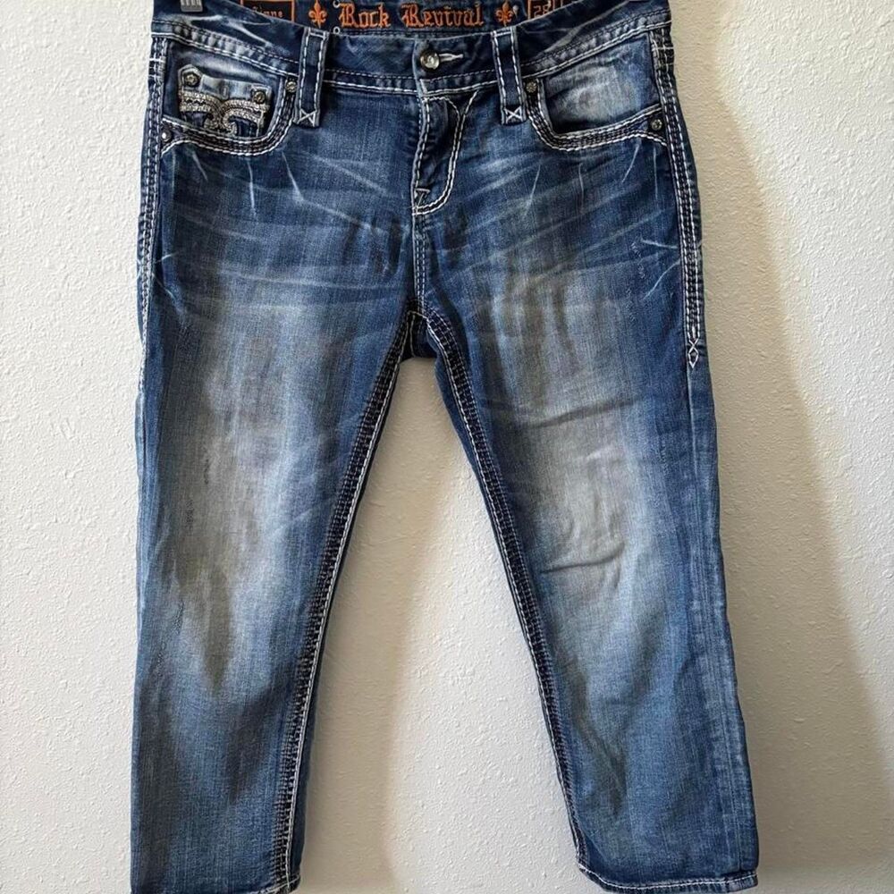 Rockrevival Women's Blue and Navy Jeans